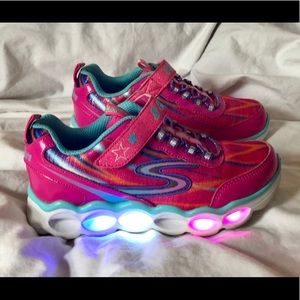 Girls Skechers S Lights Lumos Sneakers